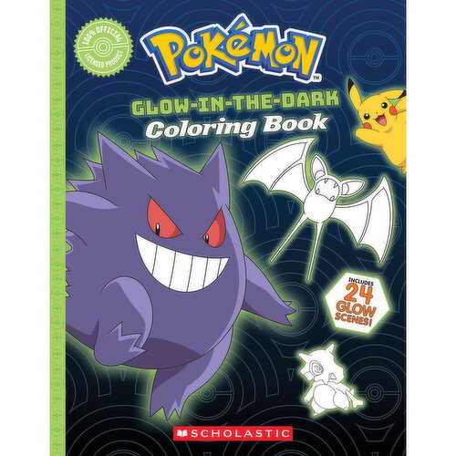 Pokemon - Glow-in-the-dark Coloring Book