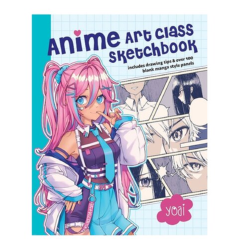 Anime - Art Class Sketchbook. Includes drawing tips