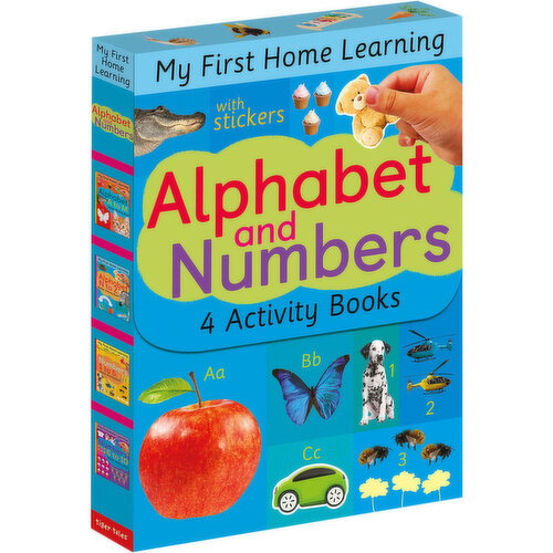 My First Home Learning - Alphabets and Numbers - 4 Activity Books