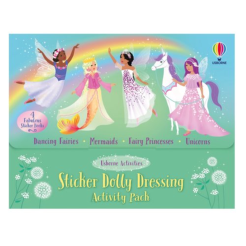sticker dolly dressing fairy princesses Usborne sticker book dolly dressing fairy princesses – Dilly Dally Kids main image 1