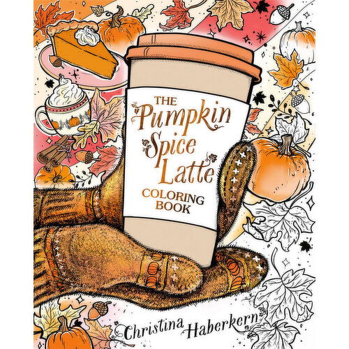 Pumpkin - Spice Latte Coloring Book