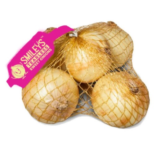 Smiley's - Tearless Sweet Onions, 3lb Mesh Bag