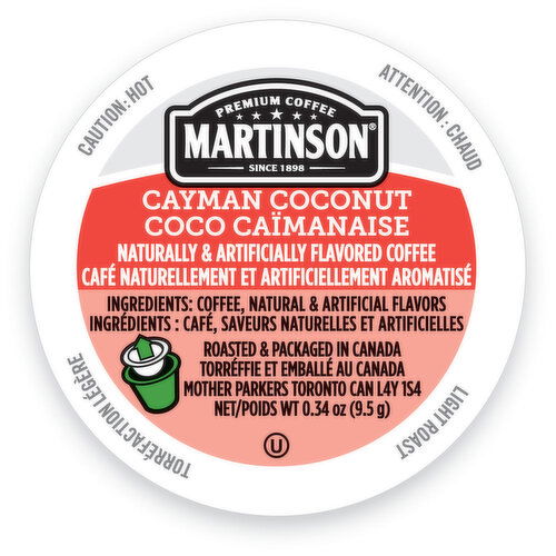 Martinson - Martinson Toasted Coconut Coffee Pod