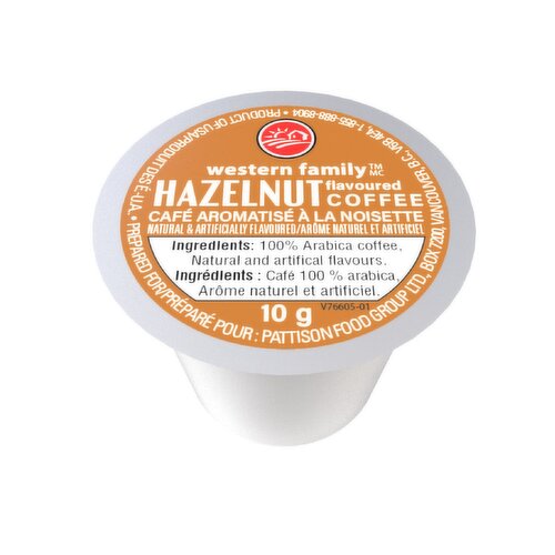 Western Family - Hazelnut Single Serve Coffee Pods