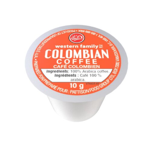 Western Family - Columbian Single Serve Coffee Pods