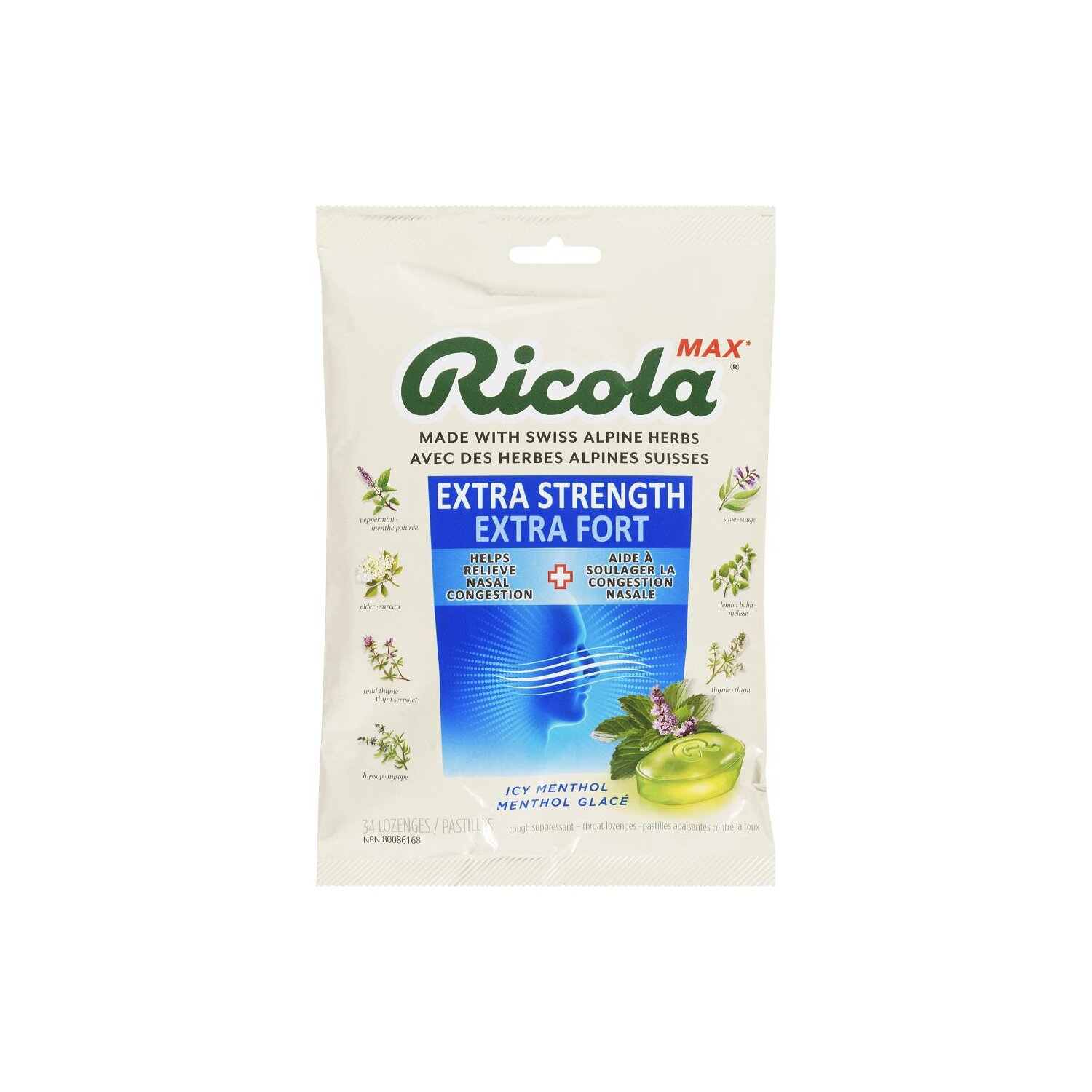 Ricola - Extra Strength Lozenges - Icy Menthol - Save-On-Foods