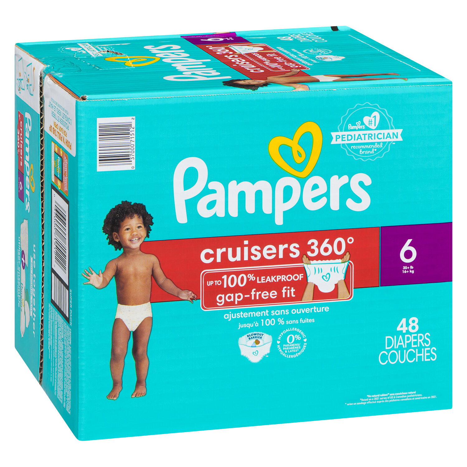 Pampers - Cruisers 360 Diapers - Size 6 Super Pack - Urban Fare