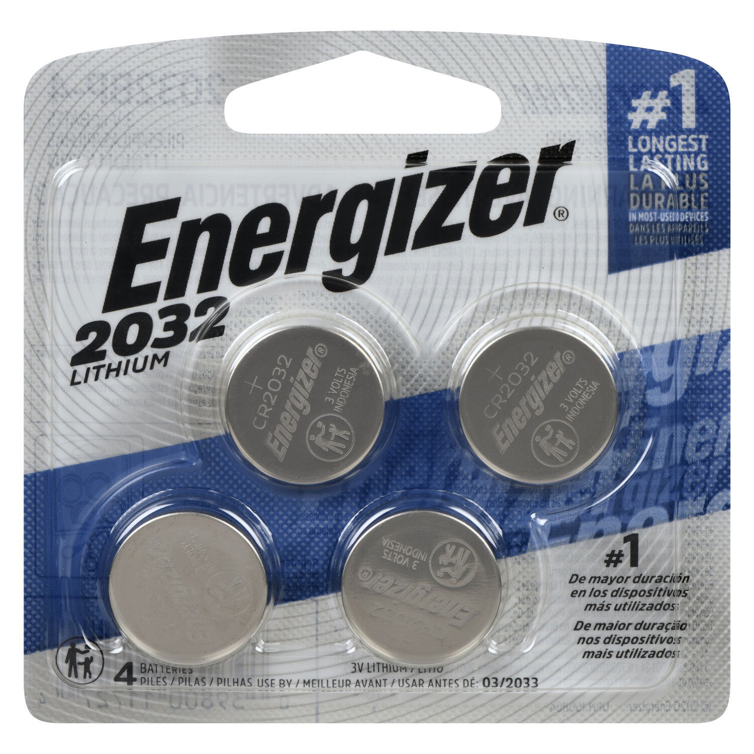 Ecr2032 Energizer 2-Pack Fresh Energizer CR2032 3V Lithium Coin Cell  Batteries - 2032 Expiration 3V Lithium Coin Cell Battery Pack