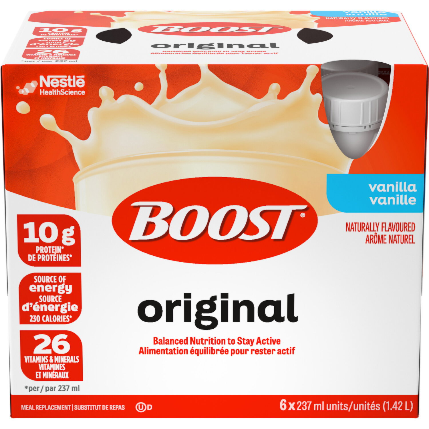 boost box nutrition ltd Nutritional Drinks 750 g – Starquik Supports Energy Needs – 240 calories per serving to help fuel the body. Nestle Boost Original Balanced Nutritional