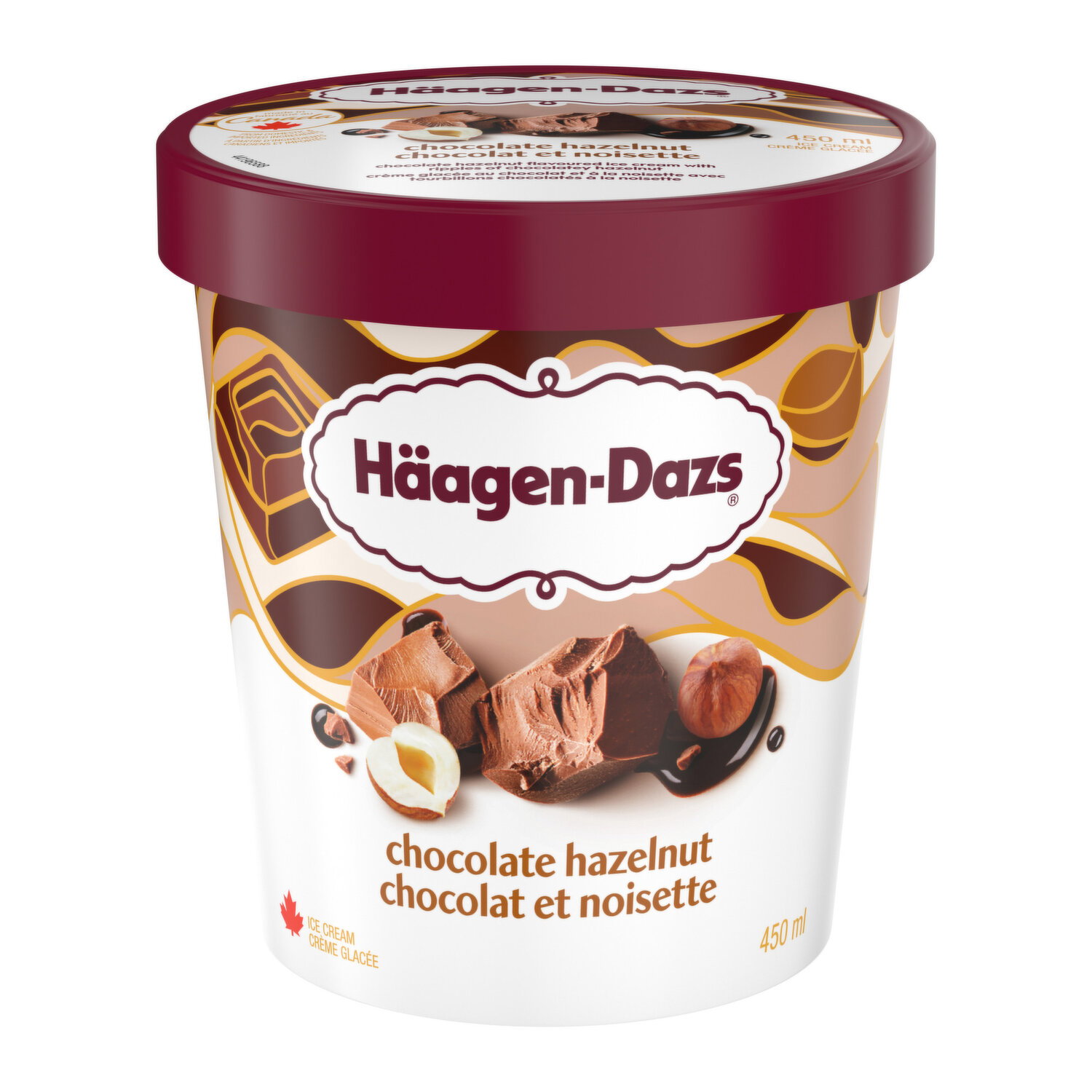 Haagen-Dazs - Chocolate Hazelnut Ice Cream - Quality-Foods