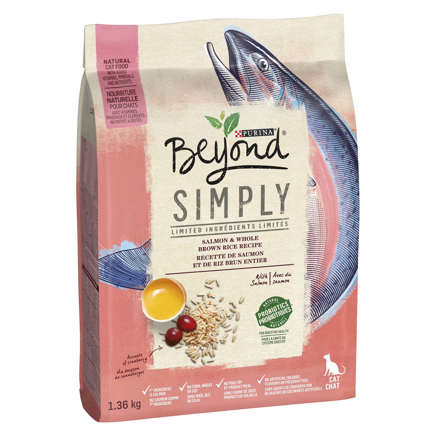 Beyond Simply Dry Cat Food Salmon Whole Brown Rice Save On Foods