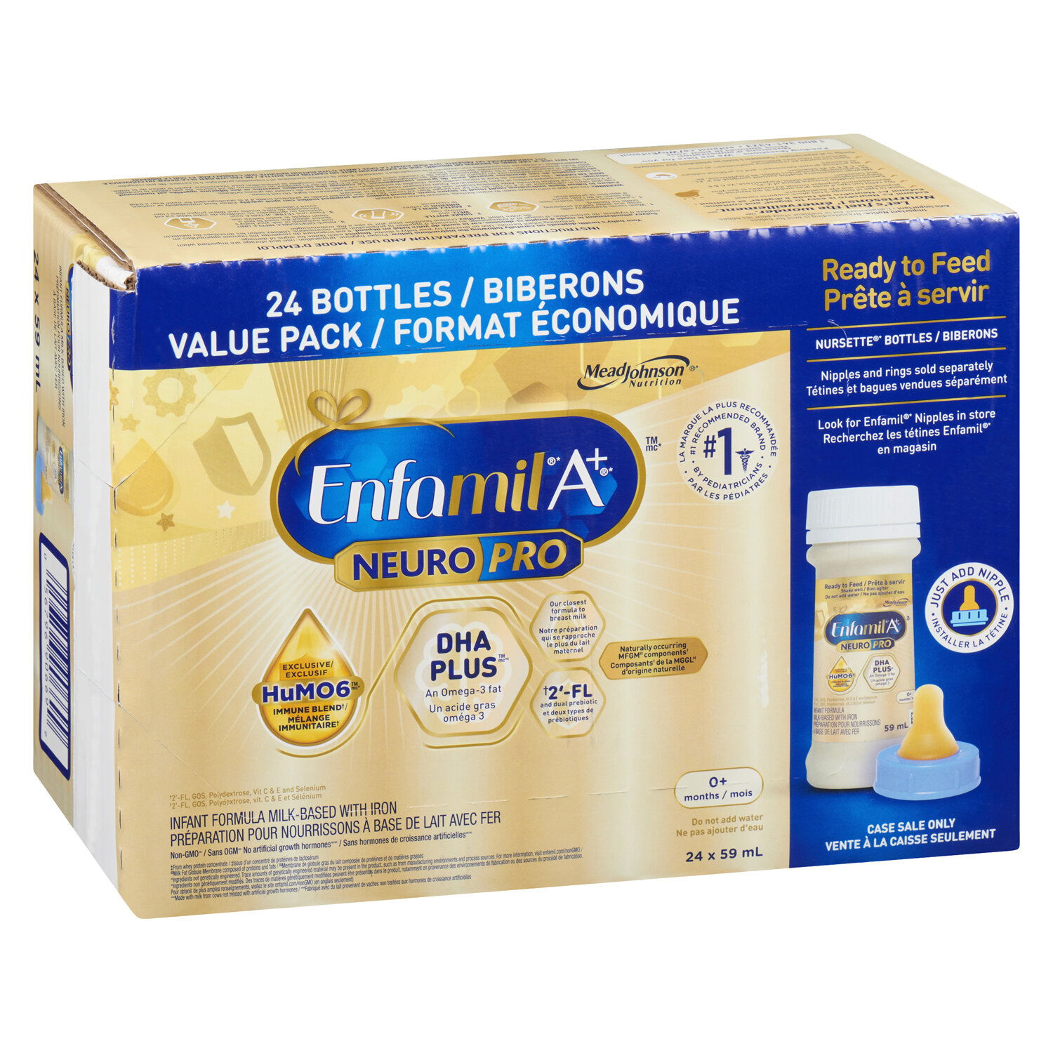 Enfamil Infant Formula 0-12ヶ月用 4缶 4 pack) Enfamil Powder Baby Formula with Iron, 12.5 oz ​Can