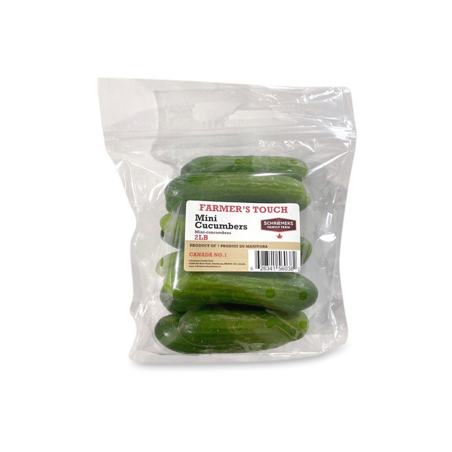 Cucumbers - Minis, Fresh, 2lb Bag - Urban Fare