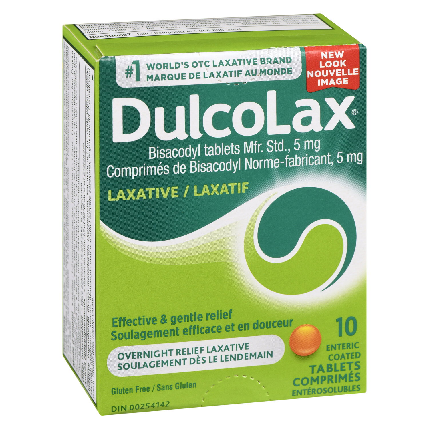 DulcoLax - Bisacodyl Tablets Overnight Relief 5mg - Urban Fare