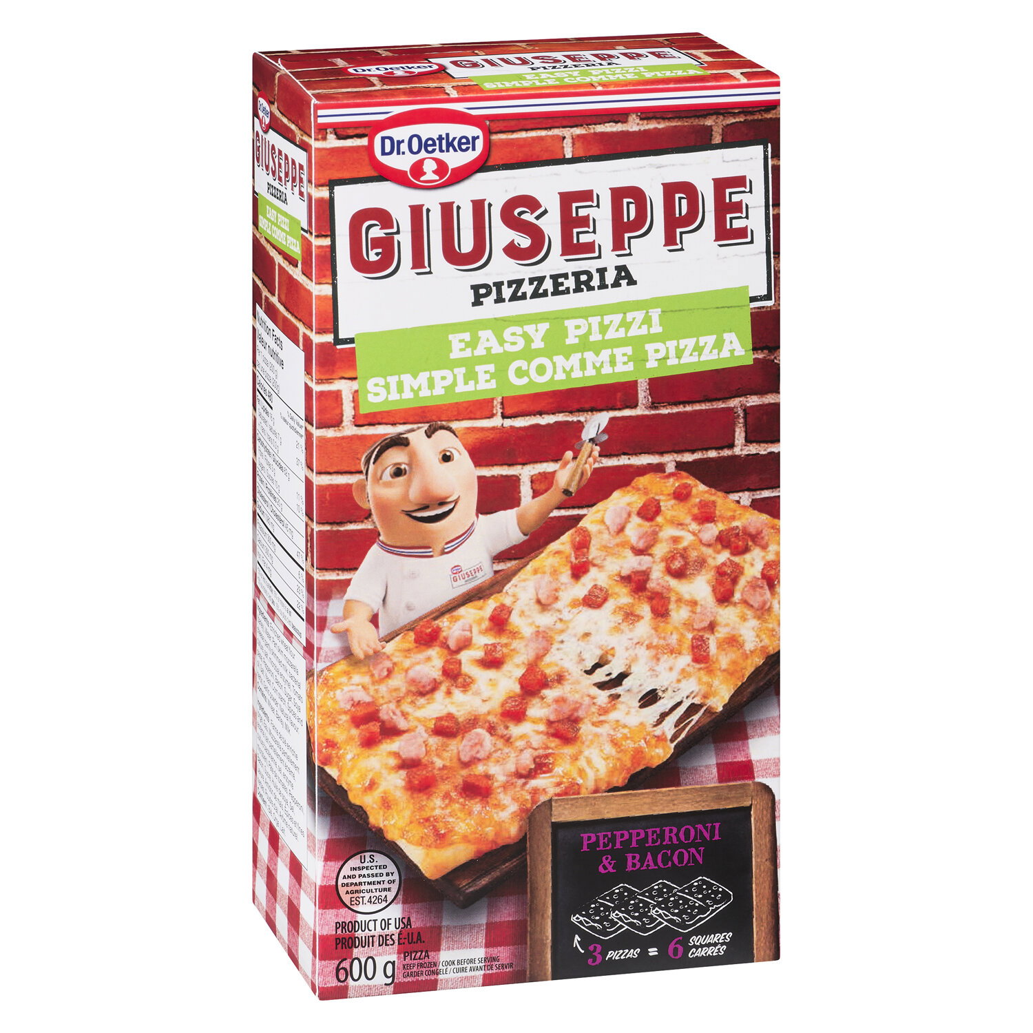 Dr. Oetker - Giuseppe Pizzeria, Easy Pizzi 3 Cheese - PriceSmart Foods