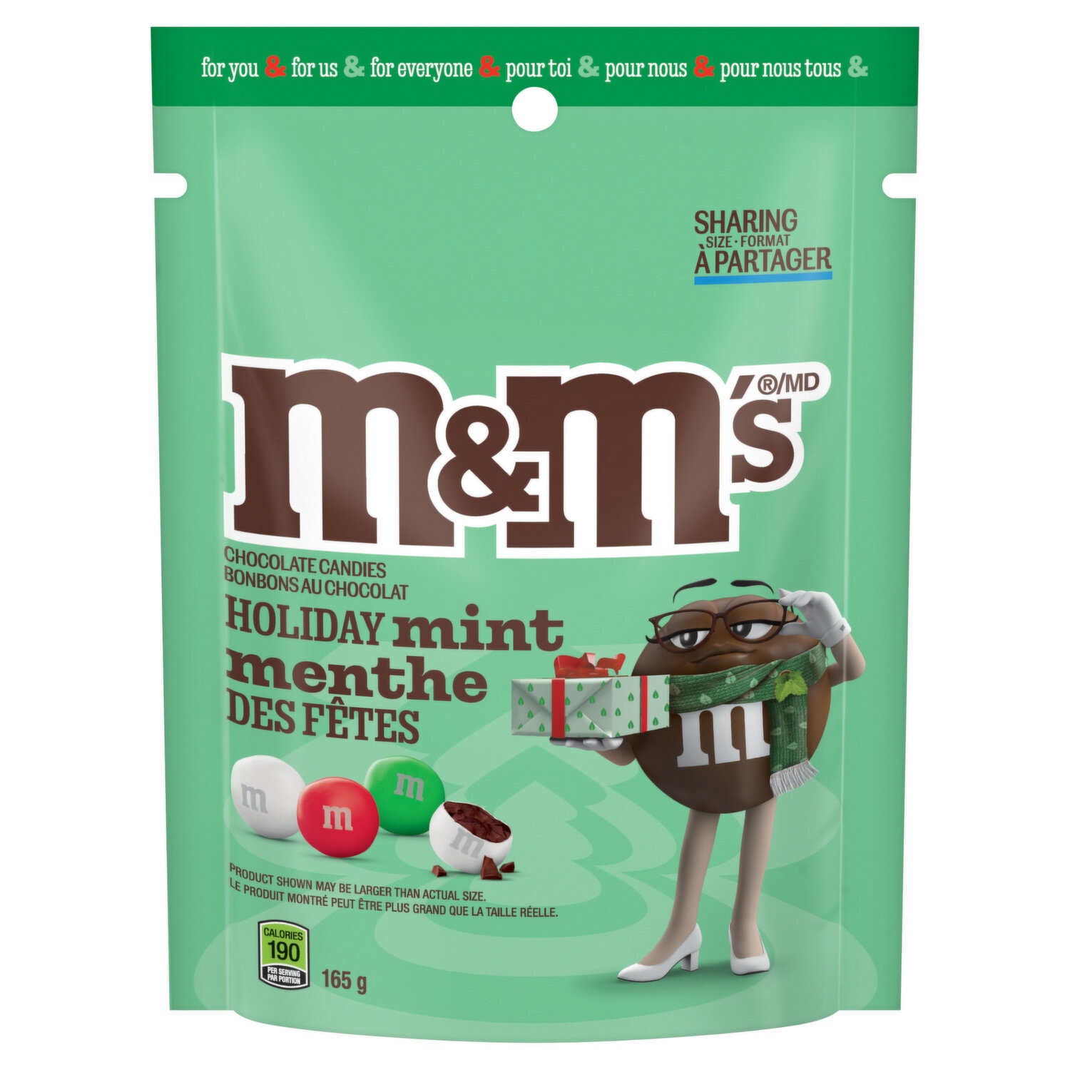 M&M's - Christmas Holiday Mint Chocolate Candies - Save-On-Foods