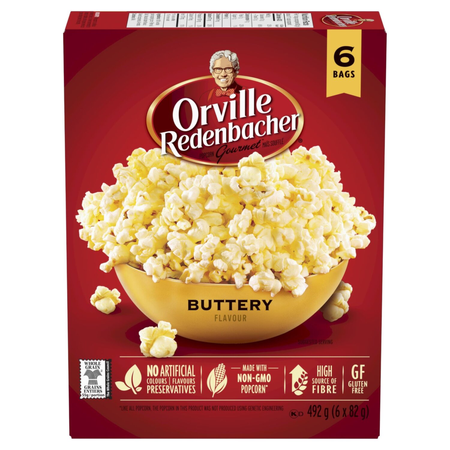 Orville Redenbacher - Buttery Flavour Microwave Popcorn - Urban Fare