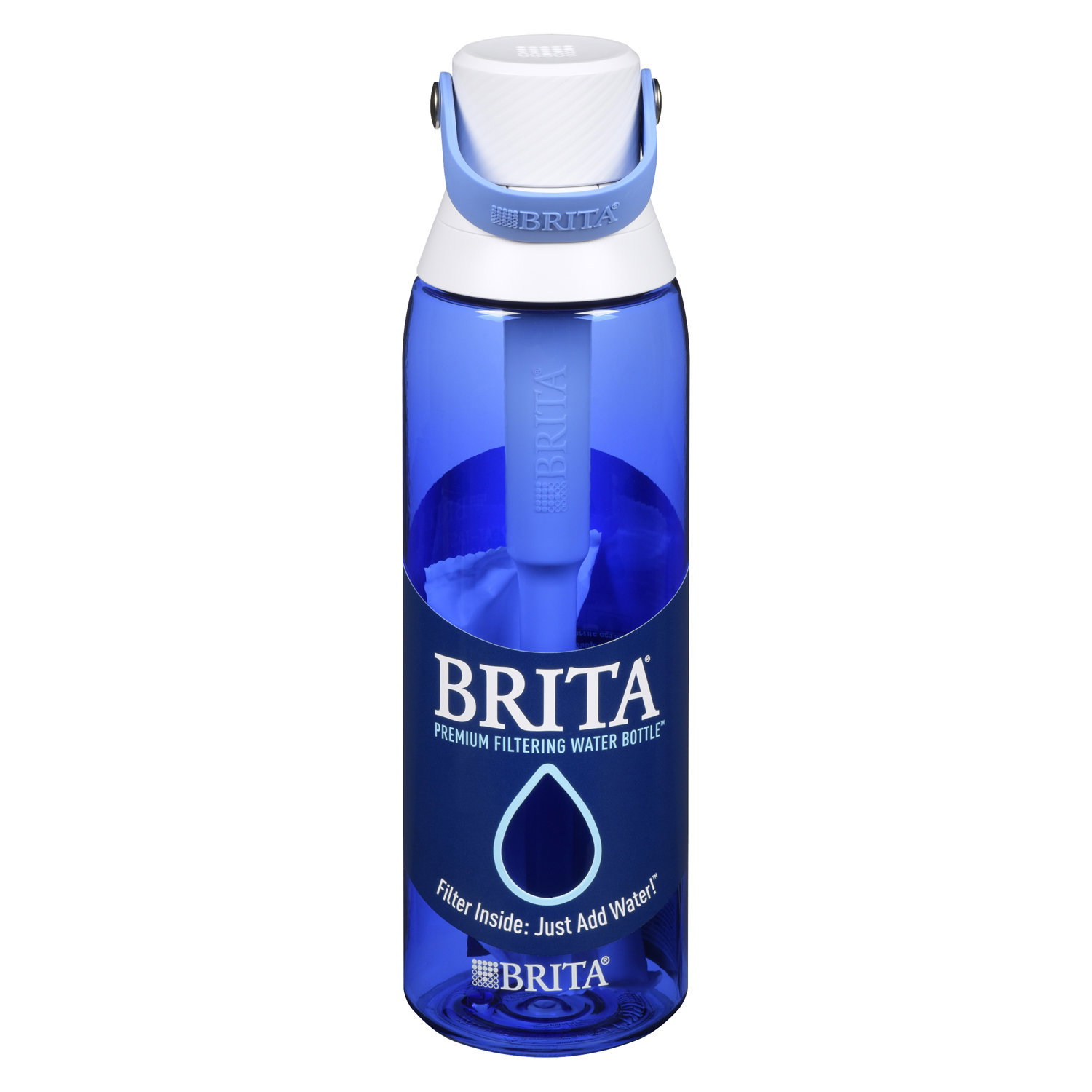 Free Shipping! BRITA 36 oz Reusable Water Bottle with Straw, Filtered Hydration, BPA-Free, Durable Design