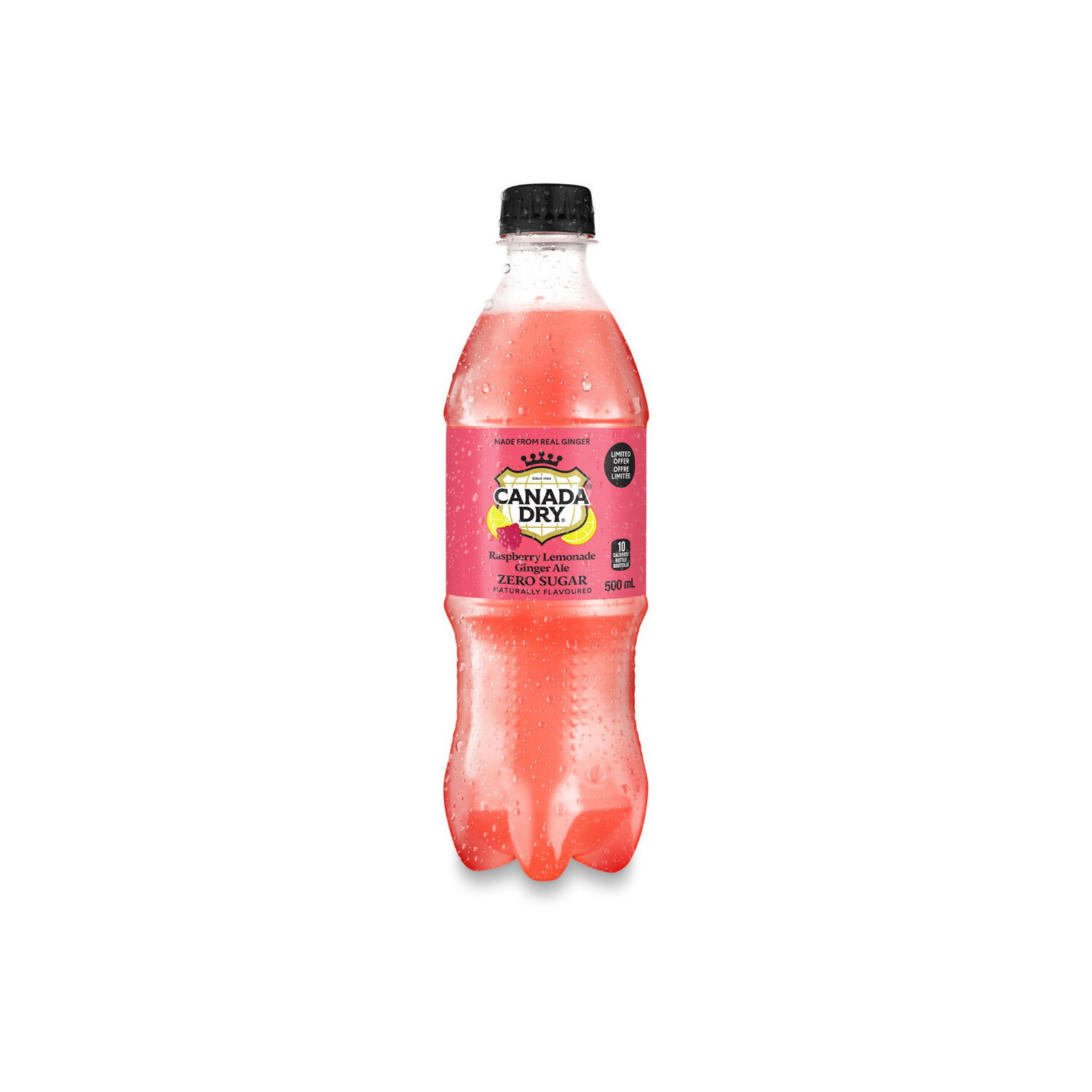 Canada Dry - Raspberry Lemonade Ginger Ale Zero Sugar - Save-On-Foods