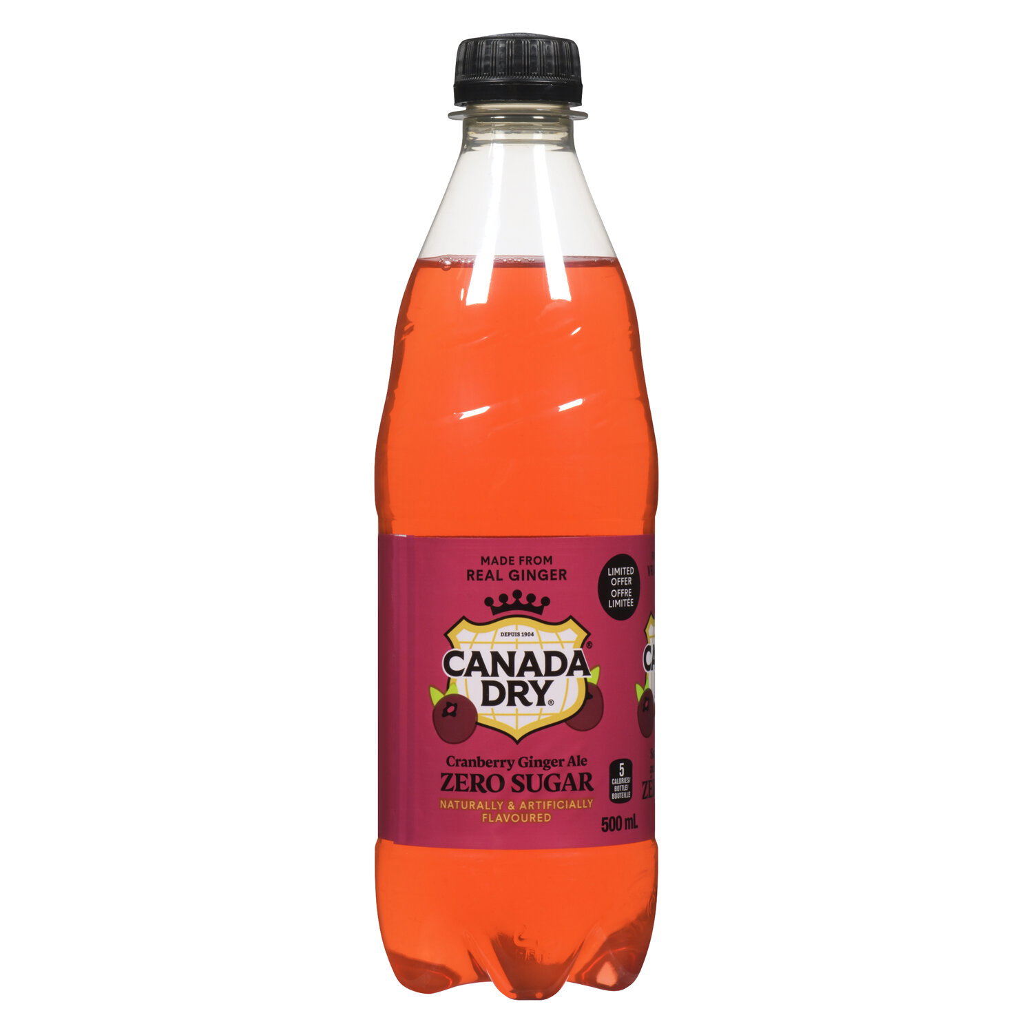 Canada Dry - Zero Sugar Cranberry Ginger Ale - Save-On-Foods
