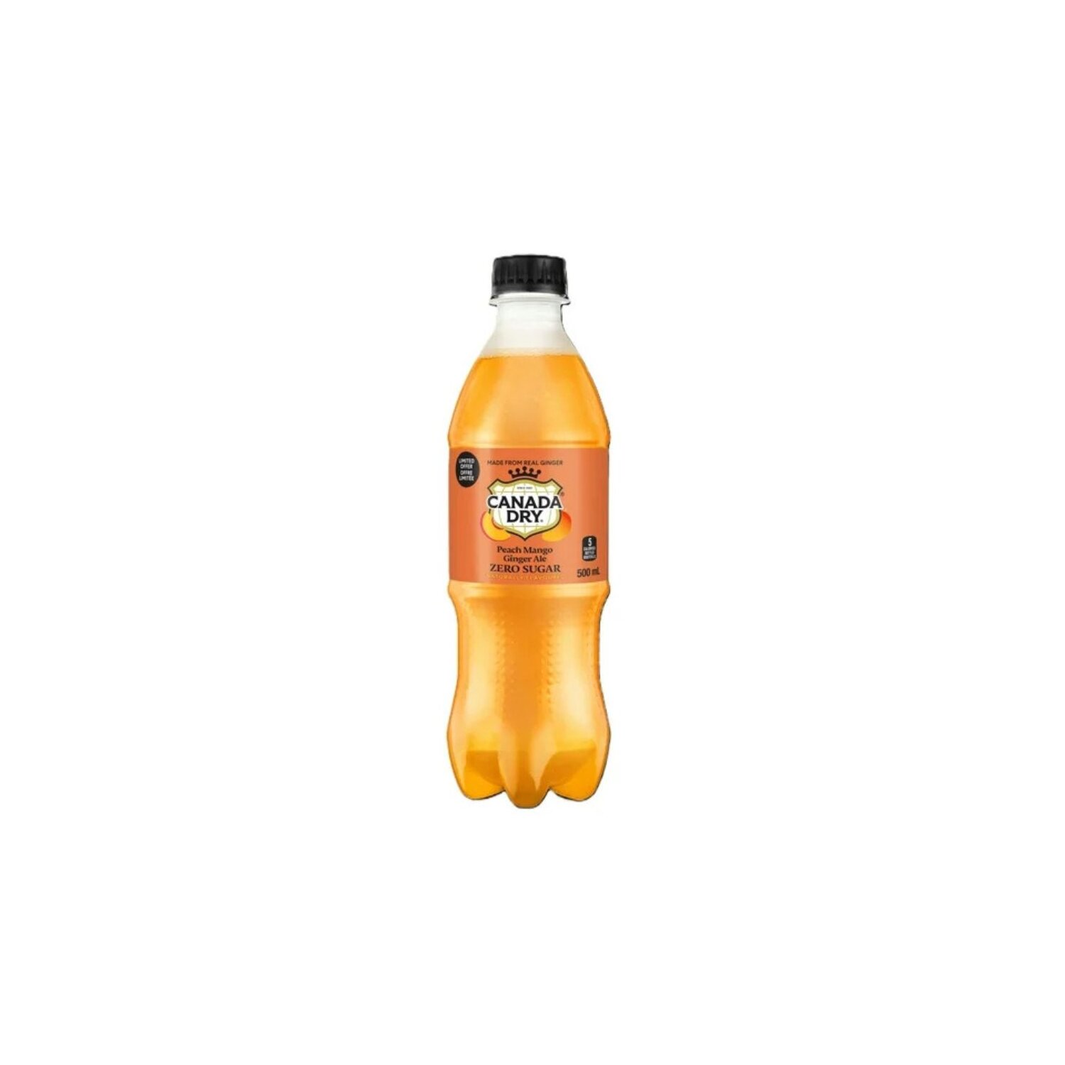 Canada Dry - Ginger Ale - Peach Mango Zero Sugar - Save-On-Foods