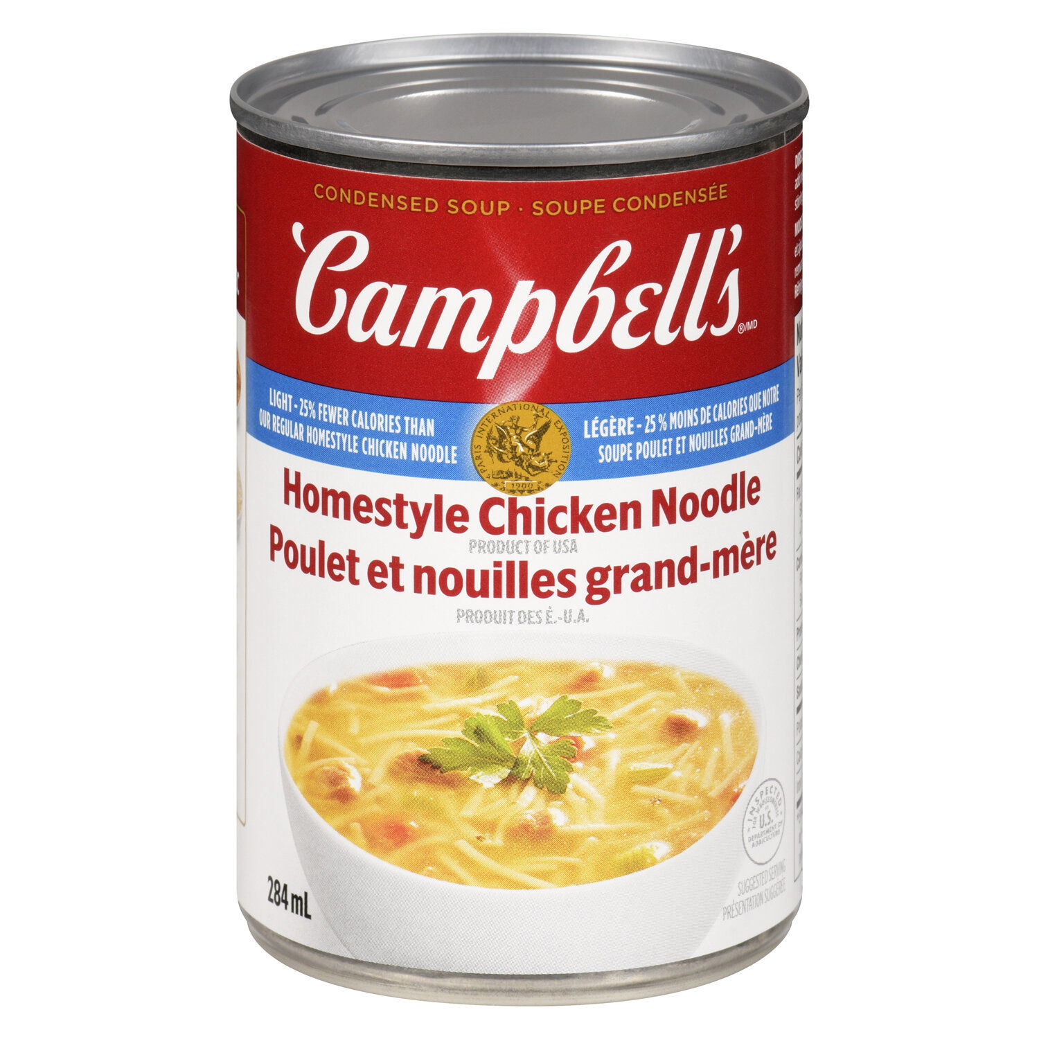 Campbell's - Chicken Noodle Soup, Light - Quality-Foods