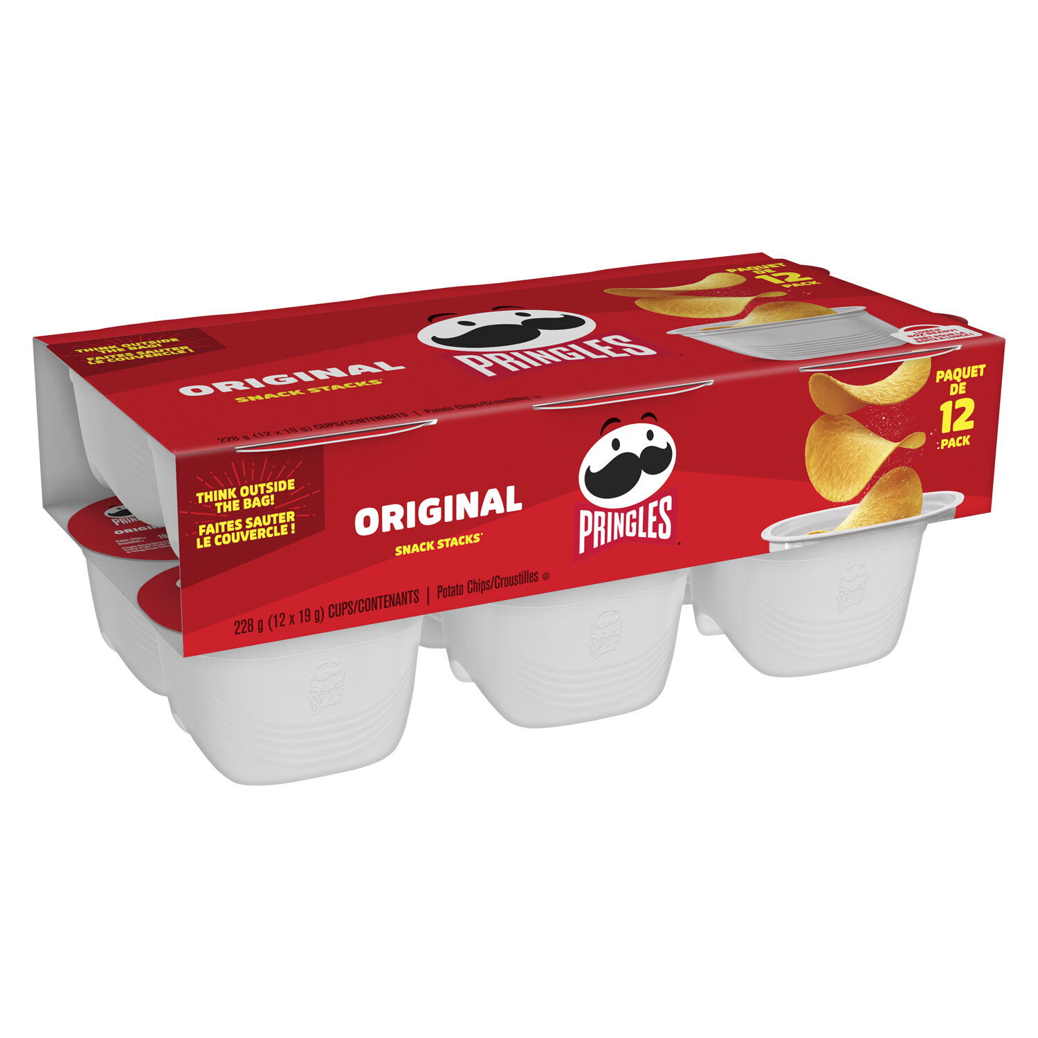 Pringles Original Small Stacks Potato Crisp Chips, 40g  Pack Of 4   40g X Chips - View #14