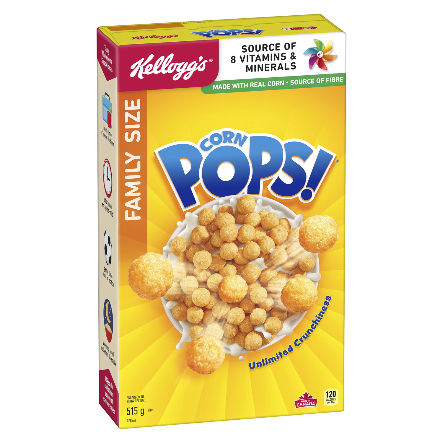 シュガーポン Kellogg's Corn Pops 935g 2袋セット Kellogg's - Corn Pops Cereal, Family Size - Urban Fare