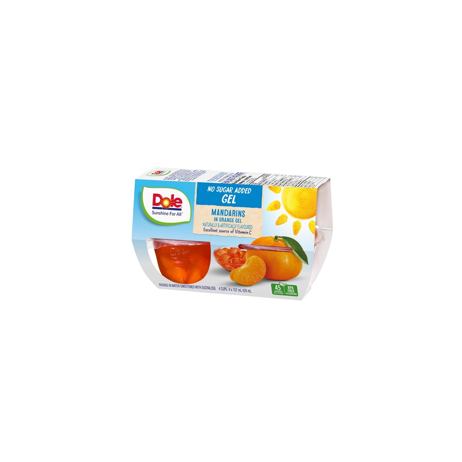 Dole Mandarins in Orange Gel, No Sugar Added Save-On-Foods