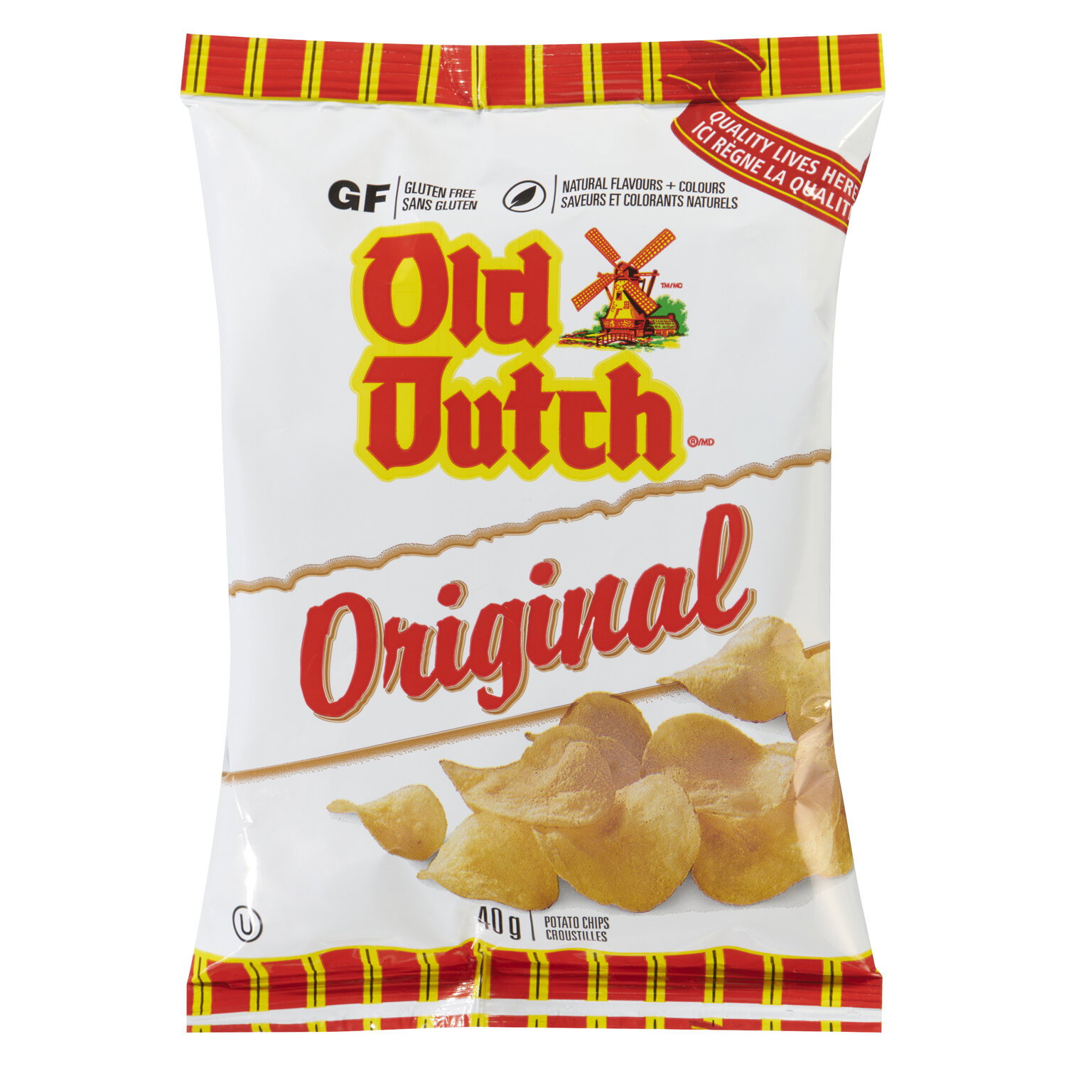 open lace back dress Old Dutch, All Dressed, Potato Chips, 255g main image 1