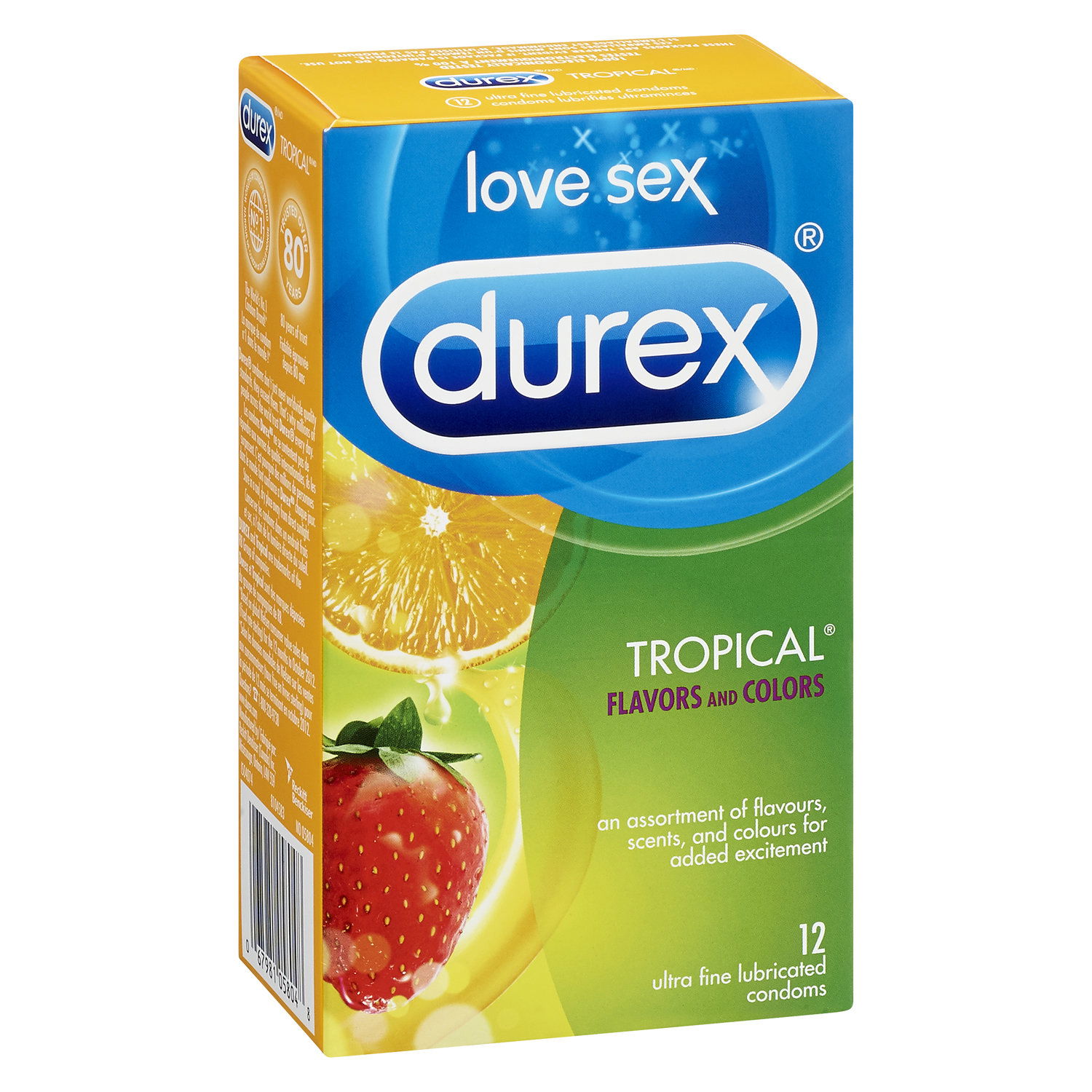 Durex - Love Sex Condoms Tropical Flavours & Colors - Save-On-Foods
