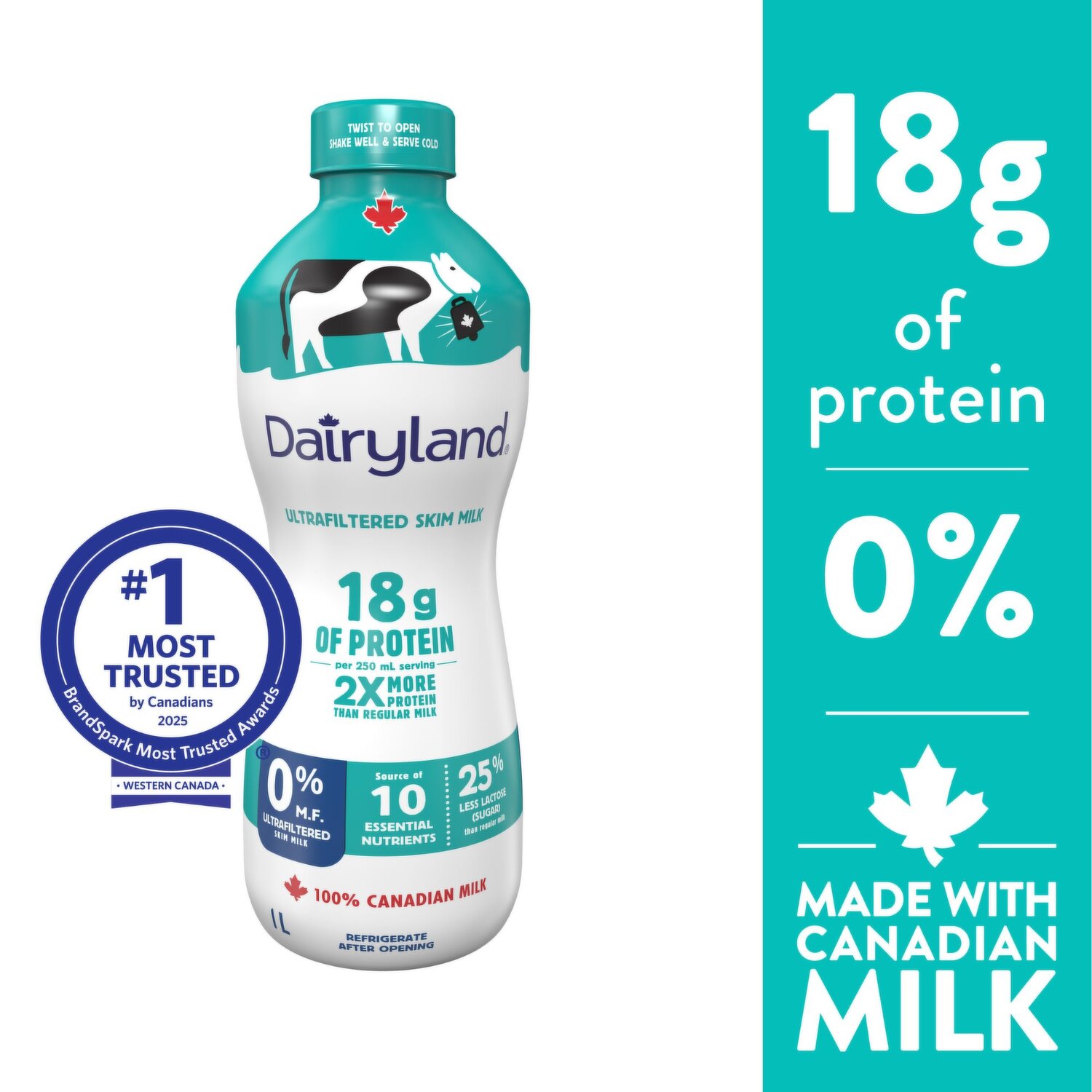 Dairyland - Ultrafiltered 3.25% Milk - Quality-Foods