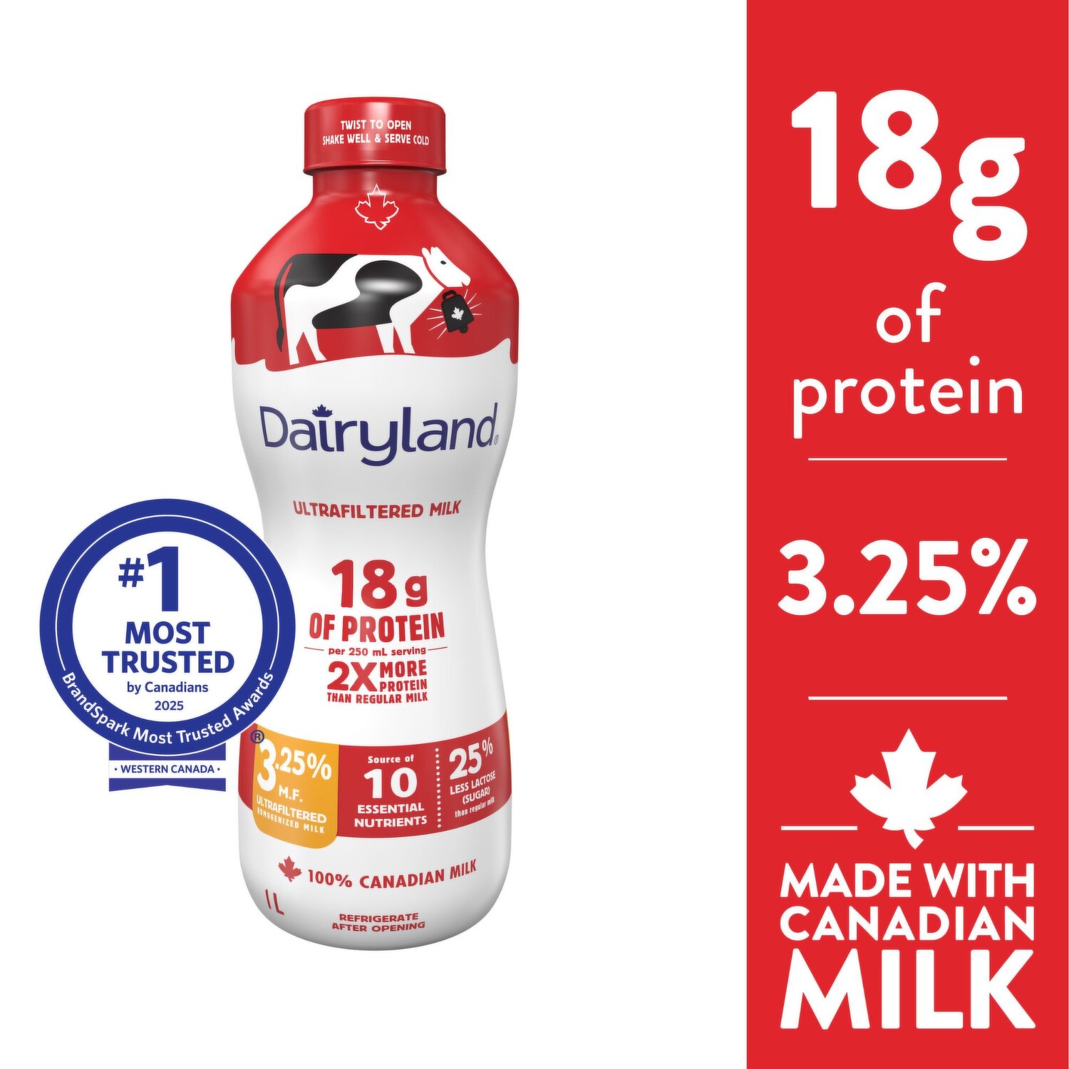 Dairyland - Ultrafiltered 2% Chocolate Milk - Urban Fare