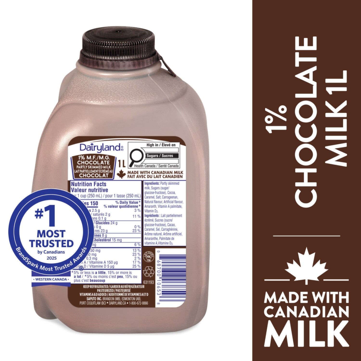 Dairyland - 1% Chocolate Milk Jug - PriceSmart Foods