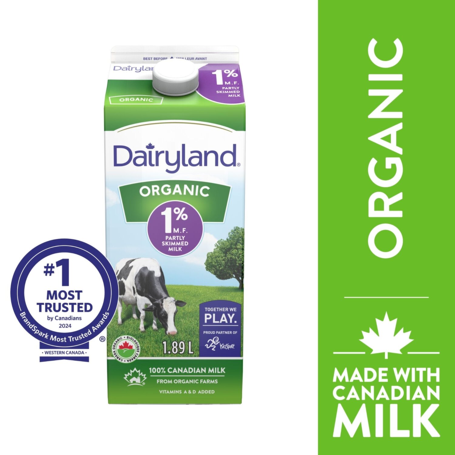 Dairyland - 1% Organic Milk - Save-On-Foods