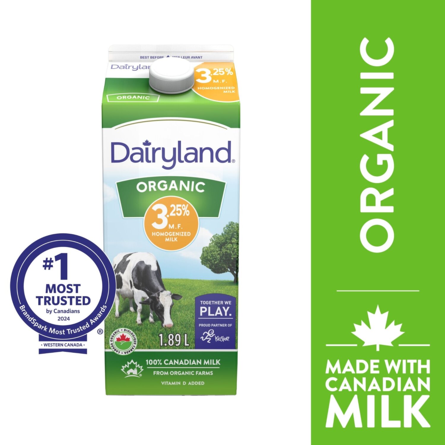 Dairyland - 3.25% Organic Milk - Save-On-Foods