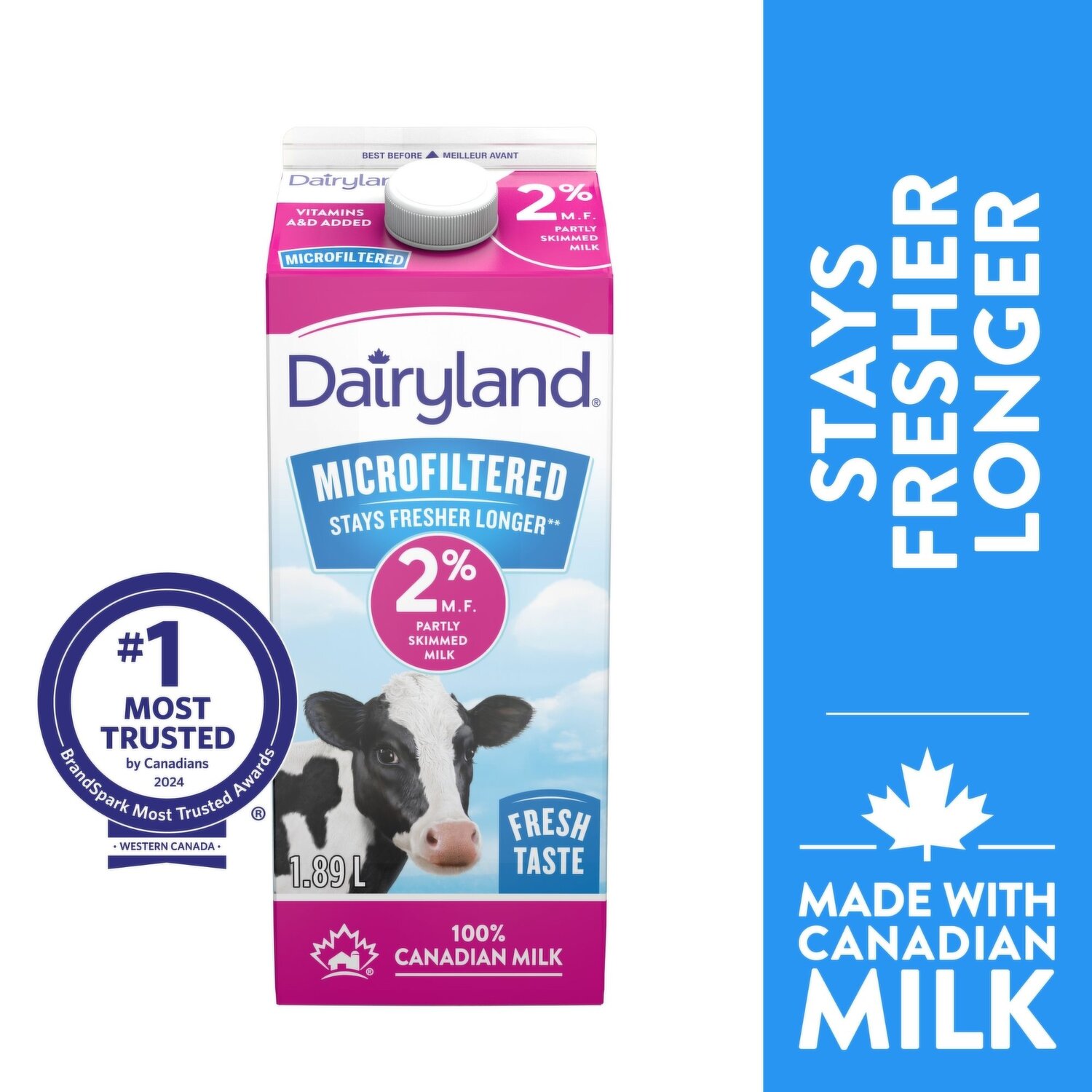 milk Dairyland - 2% Microfiltered Milk - Save-On-Foods