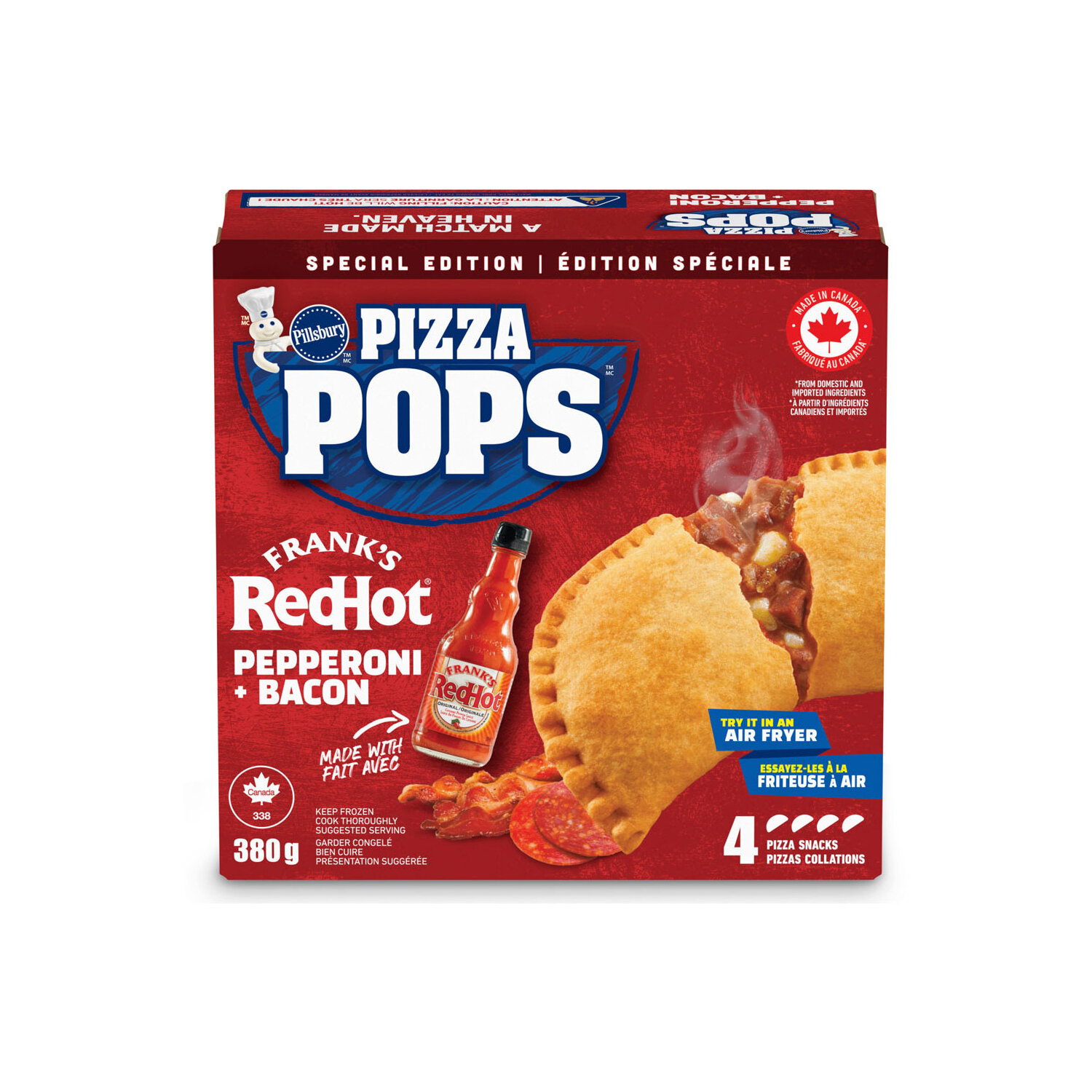 Pillsbury - Pizza Pops Special Edition, Frank's Red Hot Pepperoni