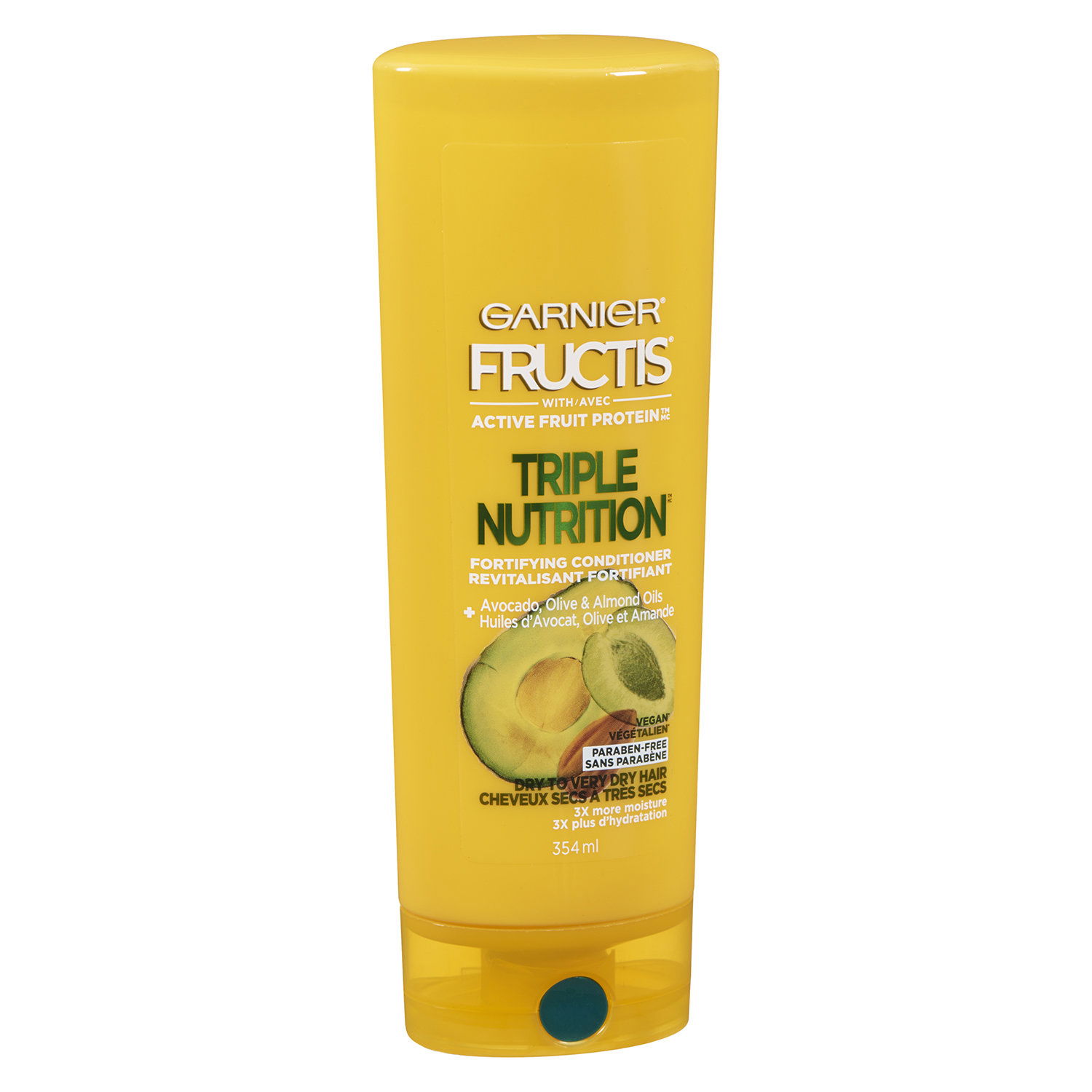 MÖDERE CONDITIONER 350mL×3 GARNIER - Fructis Triple Nutrition Fortifying Conditioner