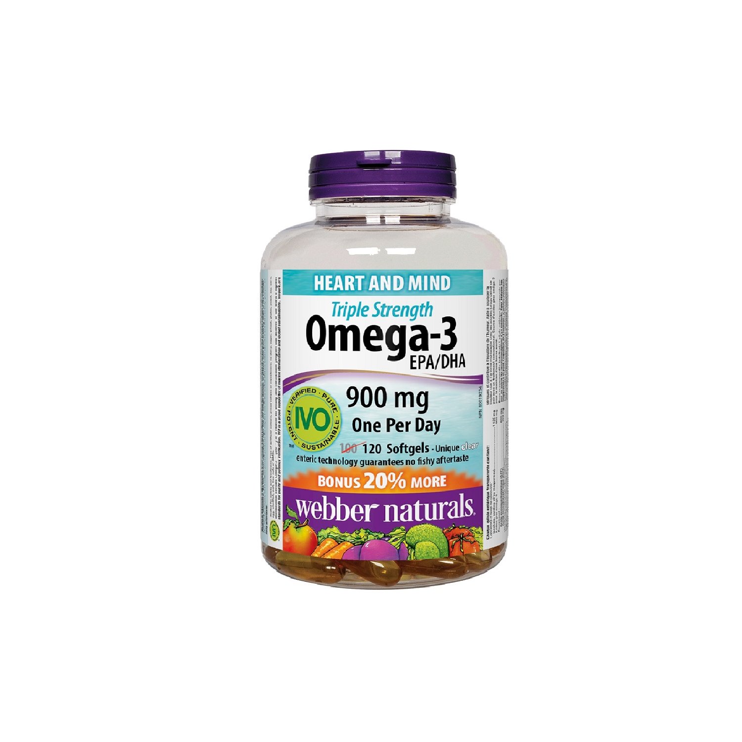 webber naturals glutathione Ultra Omega 3 Fish Oil EPA DHA, 2850mg, 120 Clear Softgels Webber Naturals: Vitamins, Minerals &