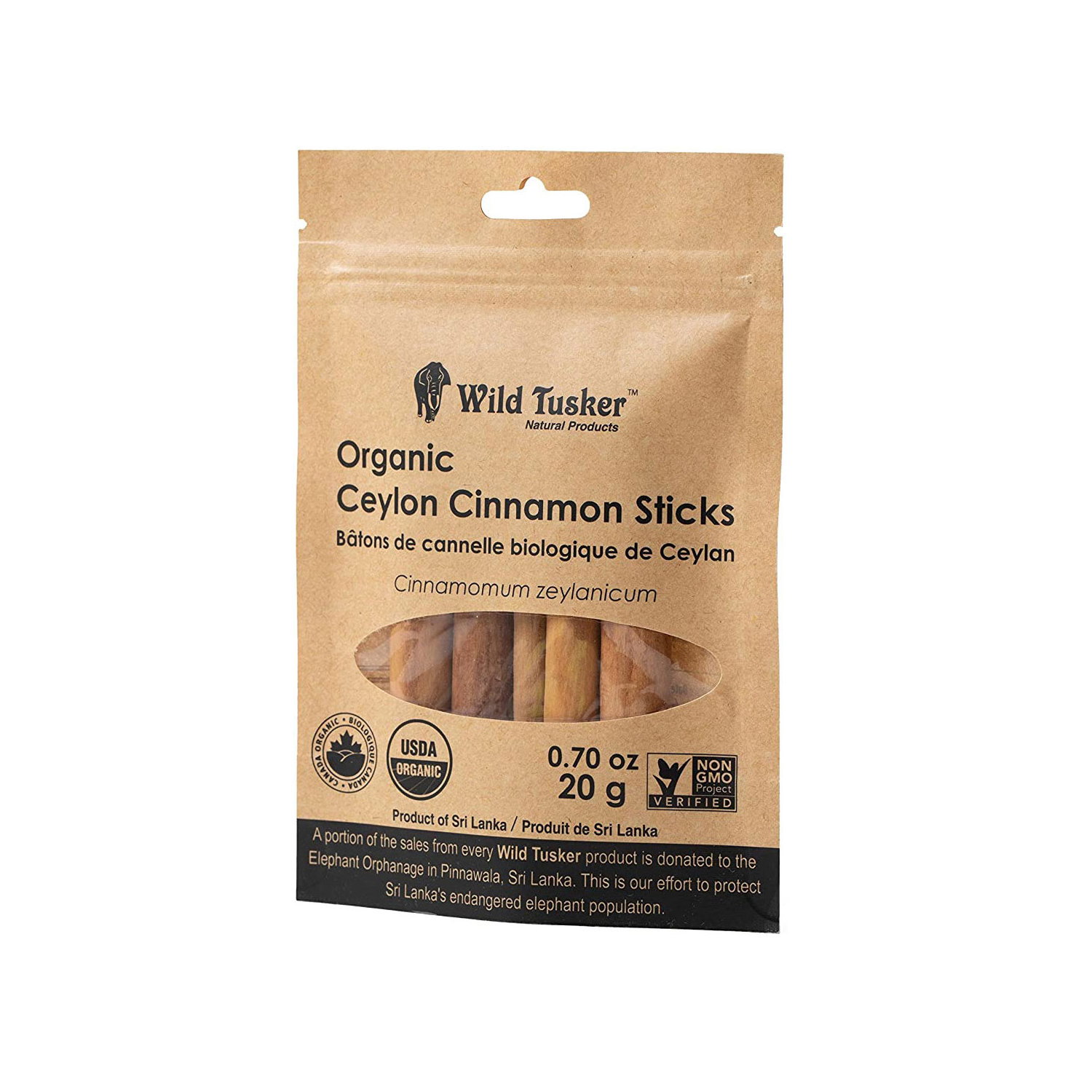Organic Ceyl Cinnamon Stks β 20 g