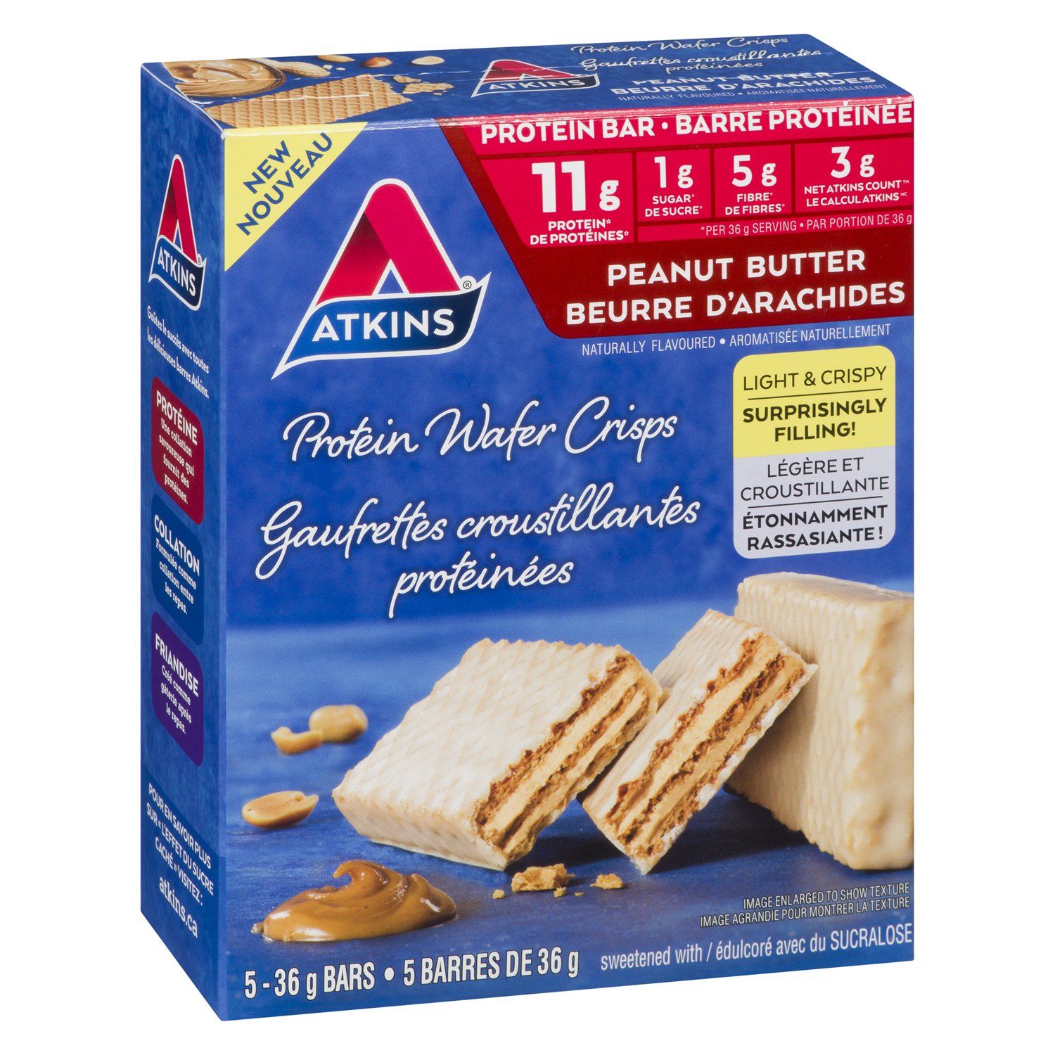atkins lemon wafers