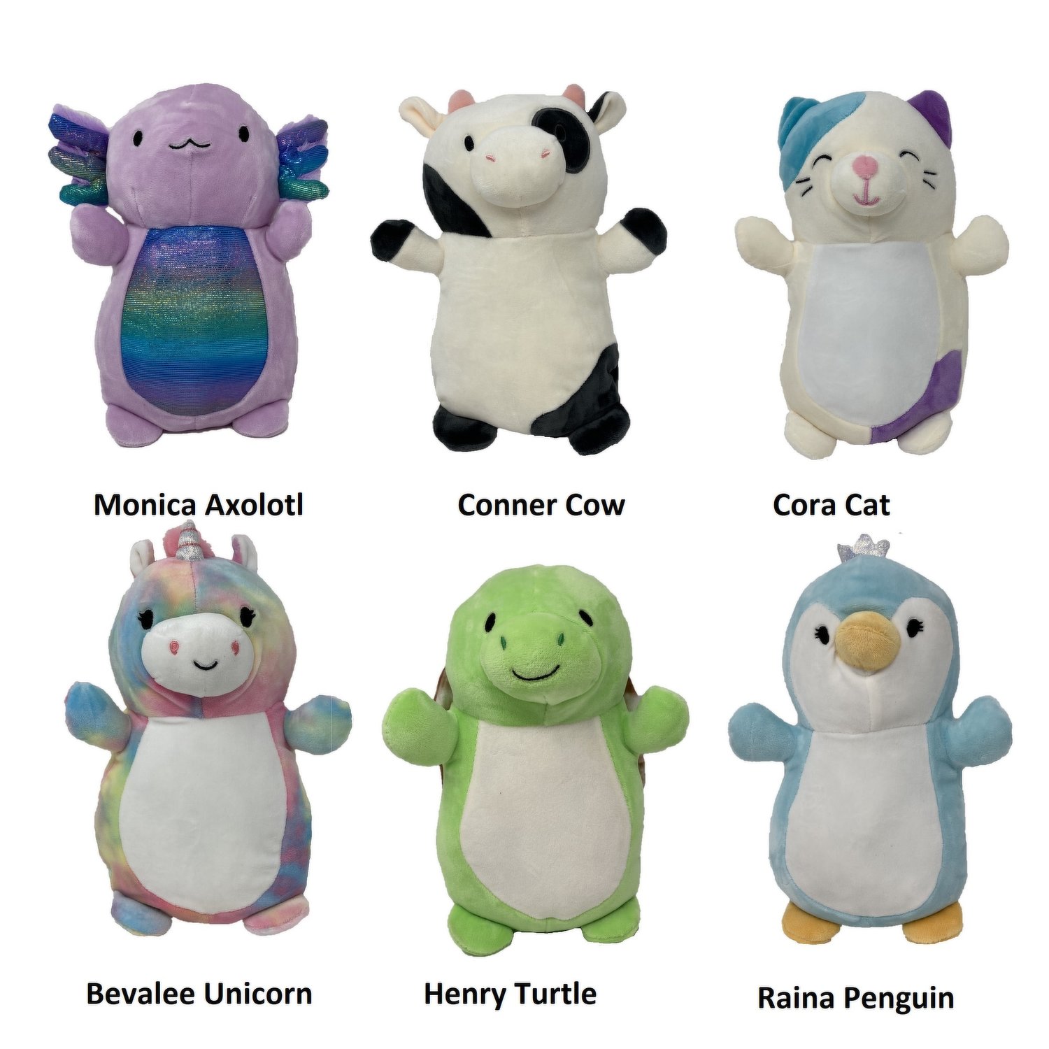 BNWT - Bundle of 10” Hugmee Squishmallow 2024 - Xander & James