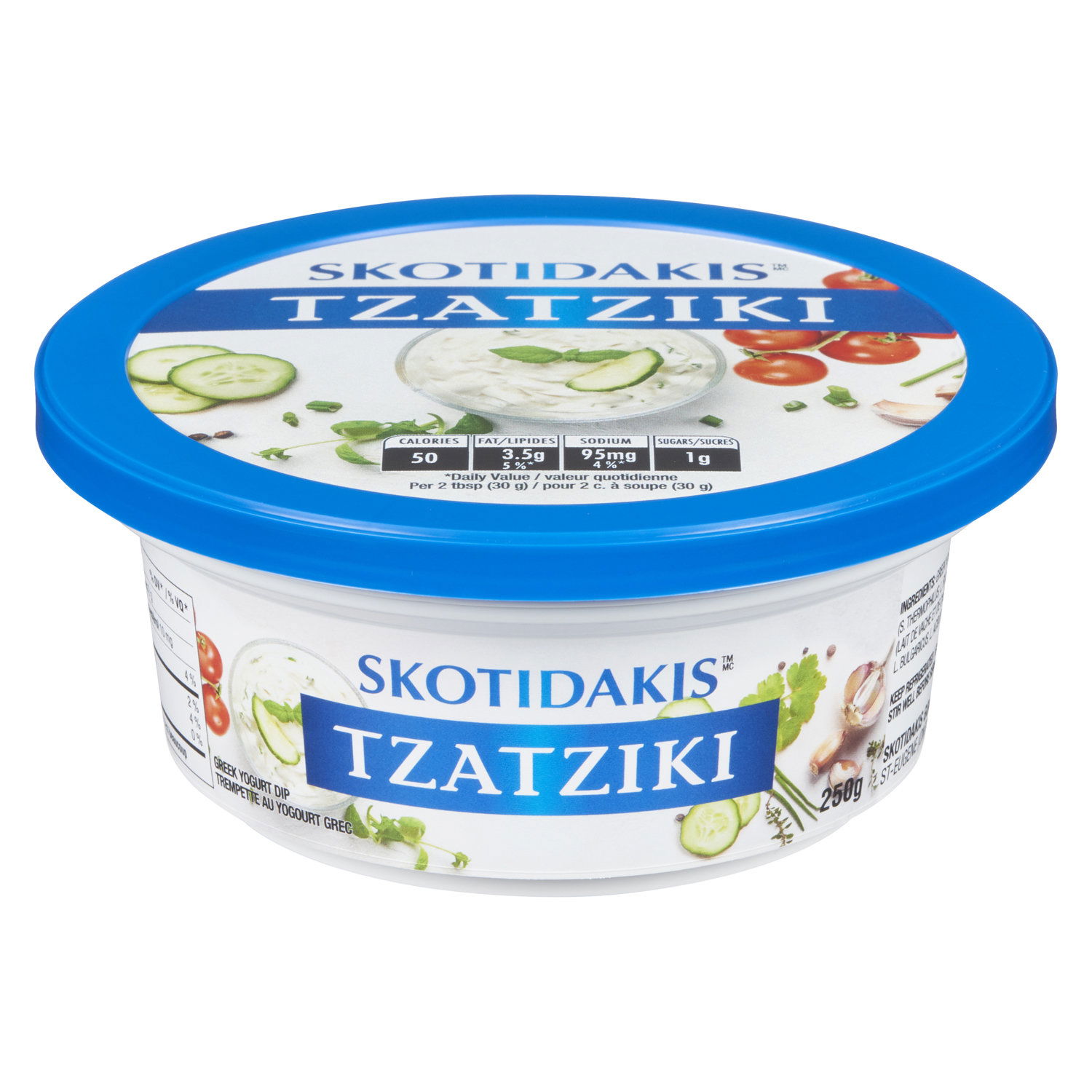 サンスイ オリジナル シャクリ 鶏魚 200 Skotidakis - Greek Yogurt Dip Tzatziki - PriceSmart Foods