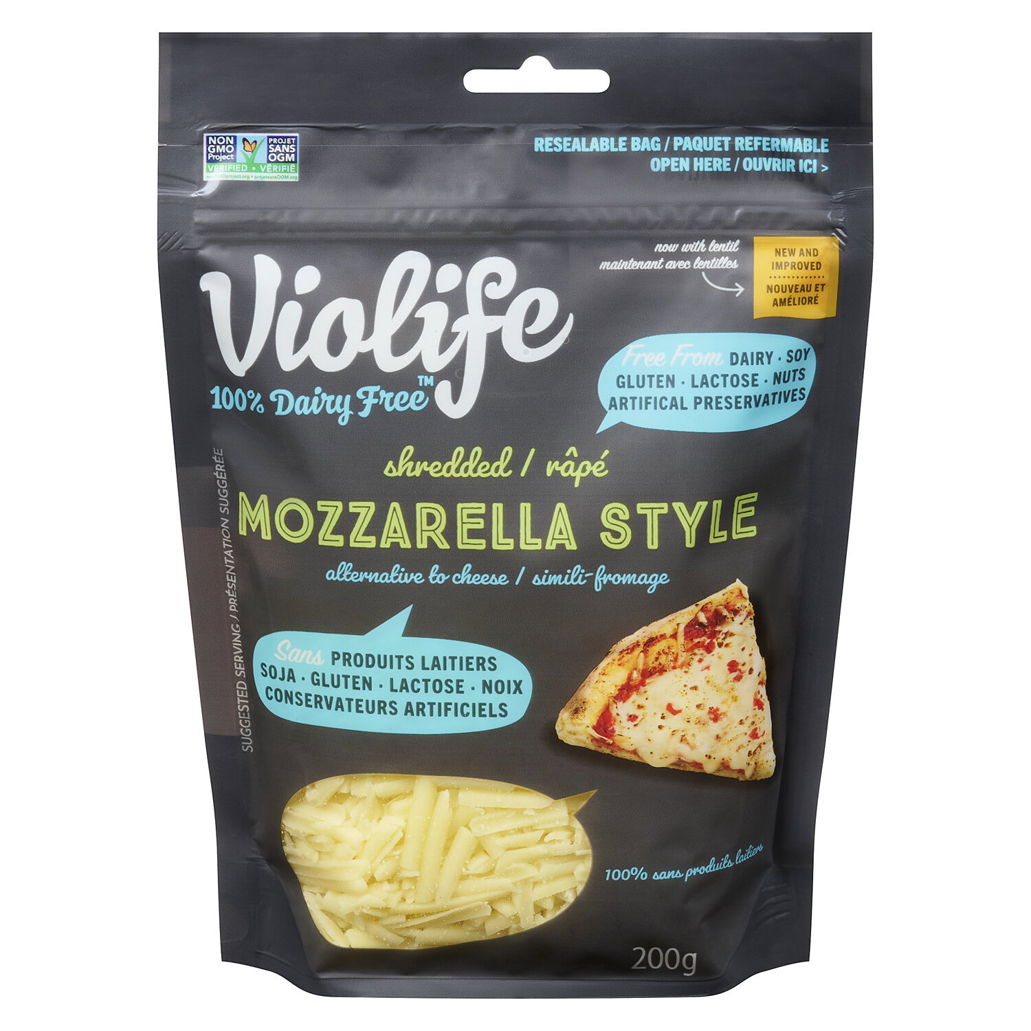 Violife - Vegan Mozzarella Shredded Cheese - Quality-Foods