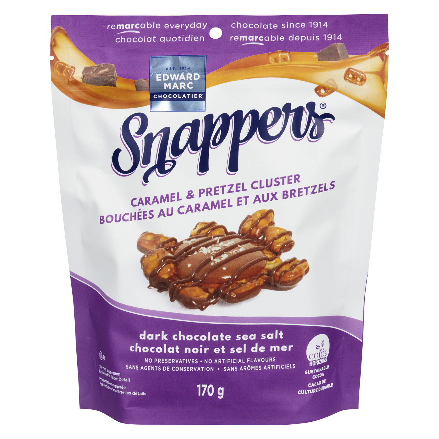 Cinnamon Milk Chocolate Snappers