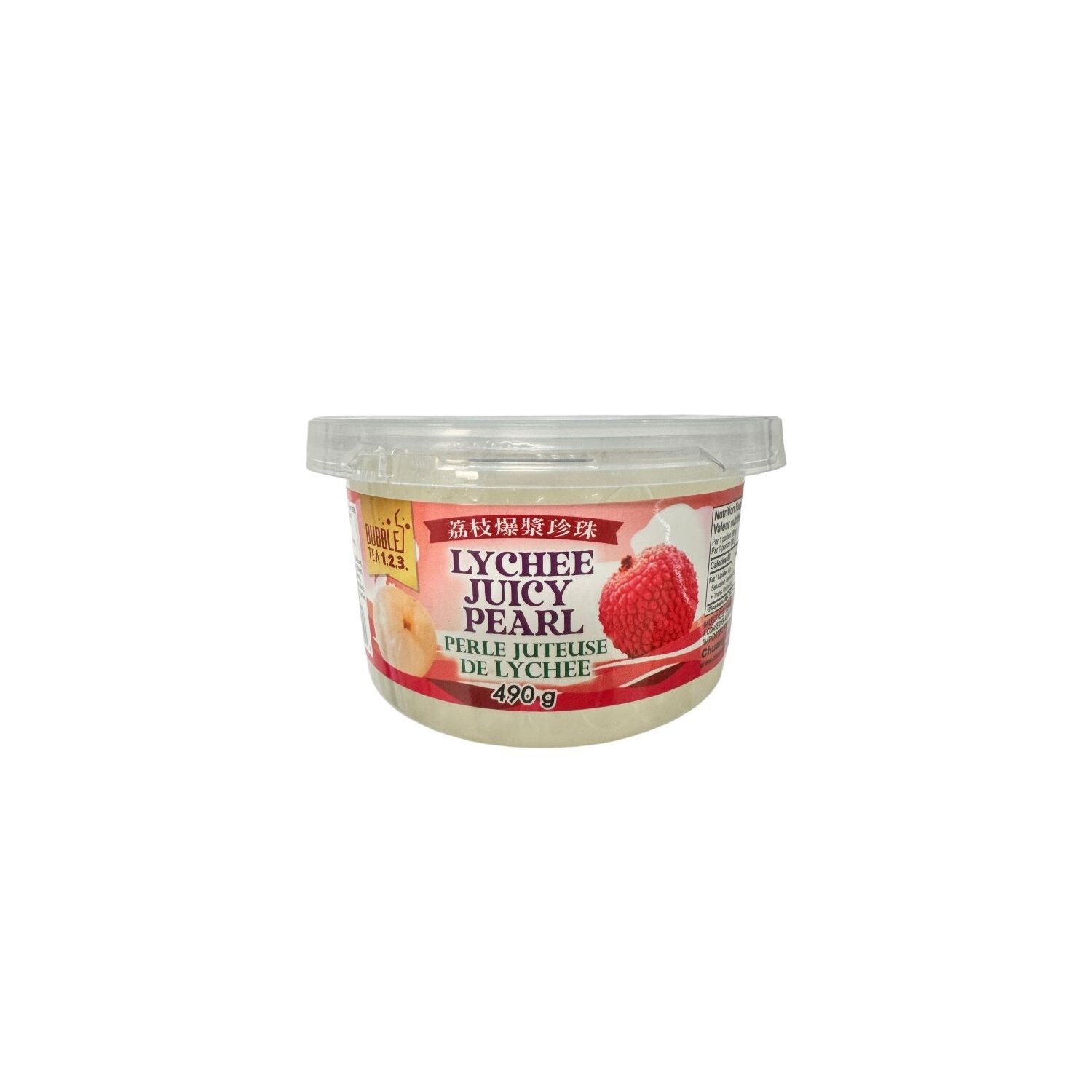 BUBBLE TEA 123 - Lychee Juicy Pearl - PriceSmart Foods