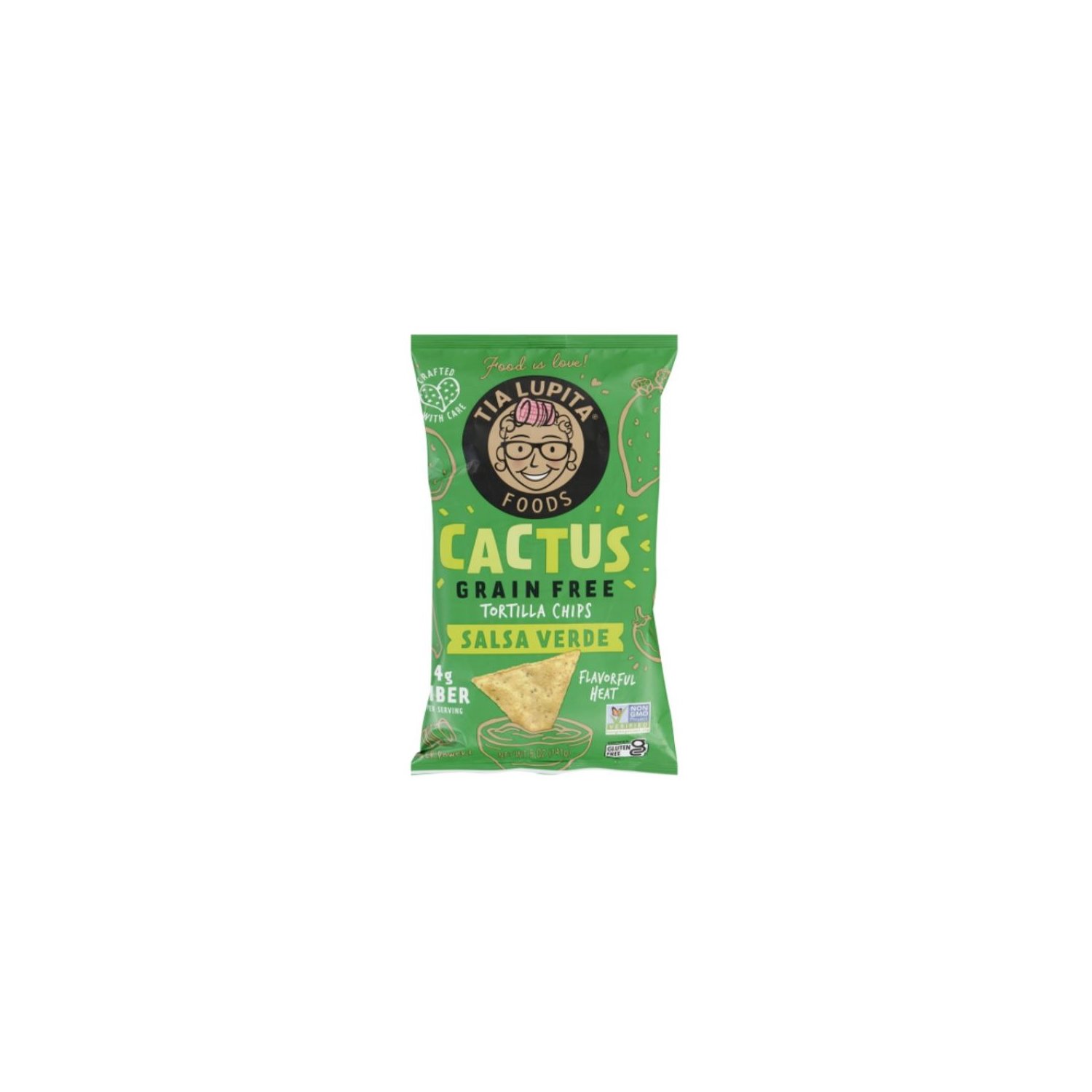 Tia Lupita Foods - Salsa Verde Cactus Tortilla Chips - Urban Fare